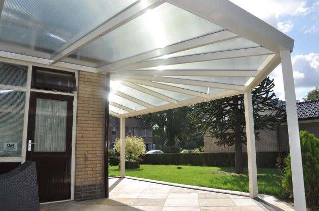Kundebillede: Aluminium terrasse tag Fladt tag