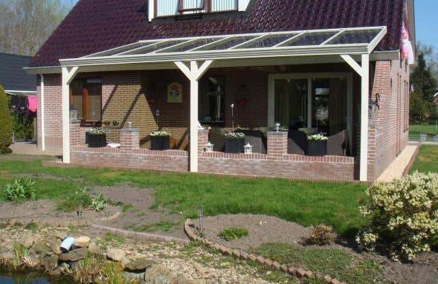 Kundebillede: Aluminiums terrasse tag Poly fritstående